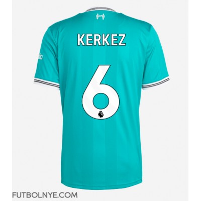 Camiseta Liverpool Milos Kerkez #6 Tercera Equipación 2025-26 manga corta Camiseta Liverpool Milos Kerkez #6 Tercera Equipación 2025-26 manga corta